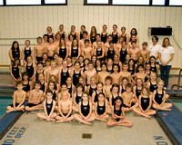 Sharks Swim Team 2009-2010 8x10