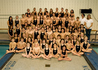 Sharks Swim Team 2009-2010 5x7